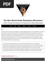 Download The New World Order Resistance by New World Order Resistance SN6079656 doc pdf