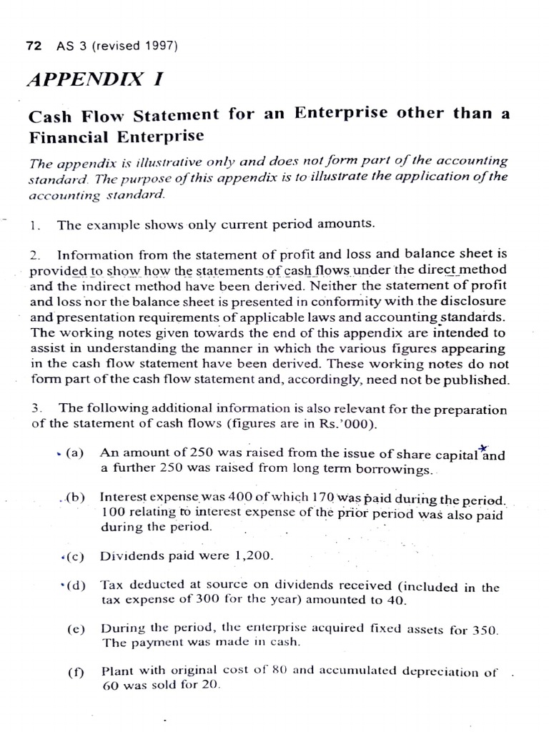 Cash Flow Statement Example and Analysis | PDF | Cash Flow Statement ...