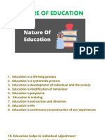 Nature of Education
