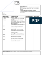 Differentiation Lesson 1