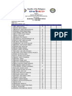 Mean Report Tle Grade 9 2022