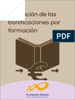 Bonificaciones formación