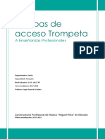 Pruebas de Acceso Trompeta 1ao 6ao E.P