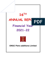 16th Annual Report FY 2021 22 of OPaL 23 08 2022