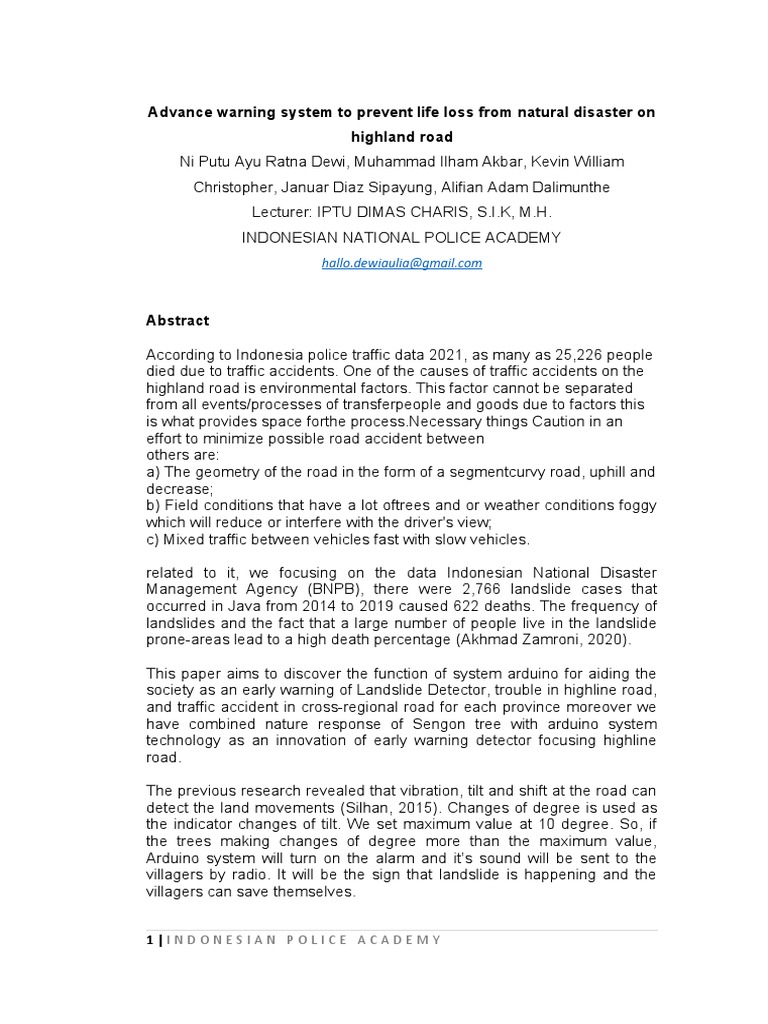 Indonesian Police Academy Ni Putu Ayu Ratna Dewi 15 Agustus Pdf