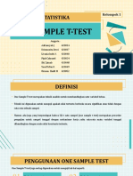 Uji One Sample T-Test (Kel.1)