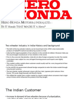 Hero Honda Case Summary