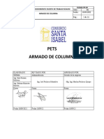 Procedimiento de Armado de Columna