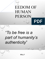 5-Freedom of The Human Person