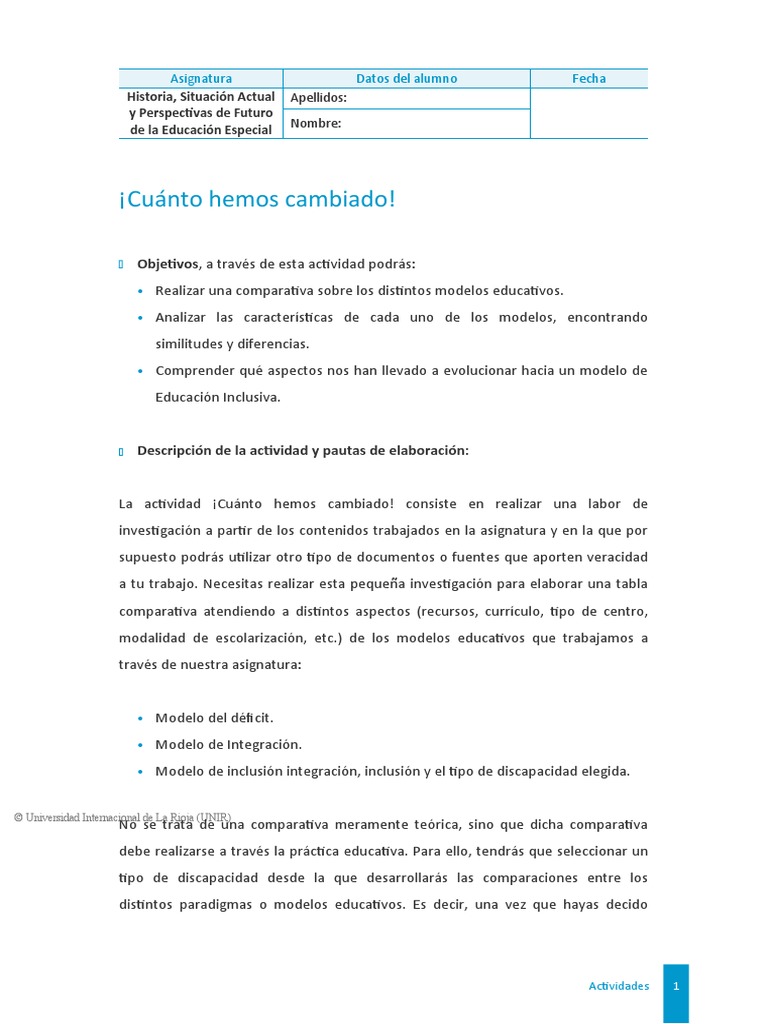 115434INF52 t4 Act | PDF | Plan de estudios | Educación especial