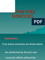 Active Free Exercise