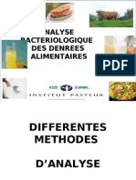 Analyse Des Denrées Alimentaires