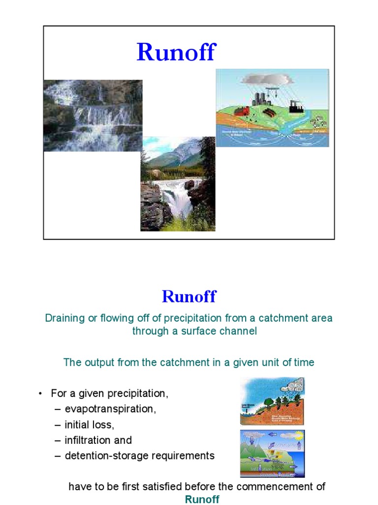 Lecture Series 5 - Runoff - and - Streamflow | PDF | Parts Per Notation ...