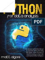 Python For Data Analysis - The Ultimate and Definitive Manual To Learn Data Science and Coding With Python. Master The Basics of Machine Learning, To Clean Code and Improve Artificial in