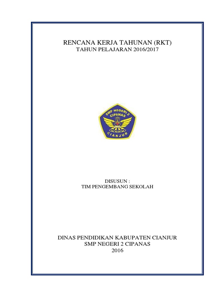 Contoh RKT SMP Kurikulum Merdeka 2024 | PDF | Karier & Perkembangan ...