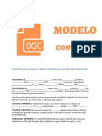 Modelo de Contrato de Aluguel Simples Word Para Preencher Atualizado (1)