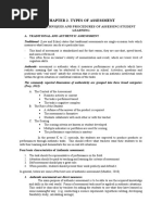 Chapter 2 Types of Assessment