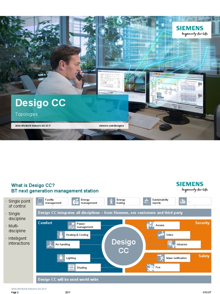 BMS SOFTWARE Desigo CC PDF World Wide  & 