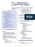 Mtplmsp111 Lesson 8 Nature of The Clinical Laboratory