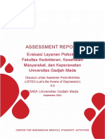 Laporan Hasil Asesmen Evaluasi Layanan Psikologi FK-KMK UGM (Post-Aktivitas LISTEN 4.0)