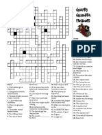 Halloween Crossword and Halloween Song Gapfill