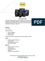 TDS- Technical Data Sheets