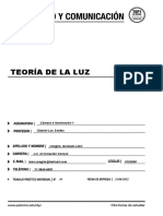 Teoría de la luz: comportamiento y propiedades