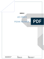 UC-1000 K Ficha Tecnica: Anexo Ii