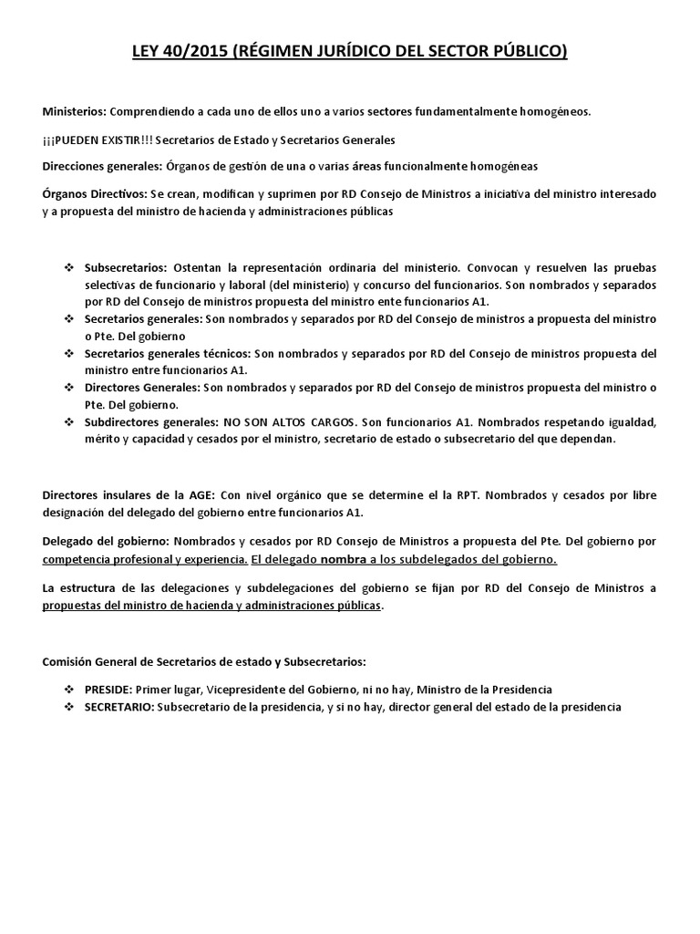 ESQUEMA LEY 40/2015 1 DE OCTUBRE PDF