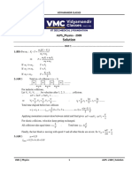 ALPS 2309 Physics Assignment Solution