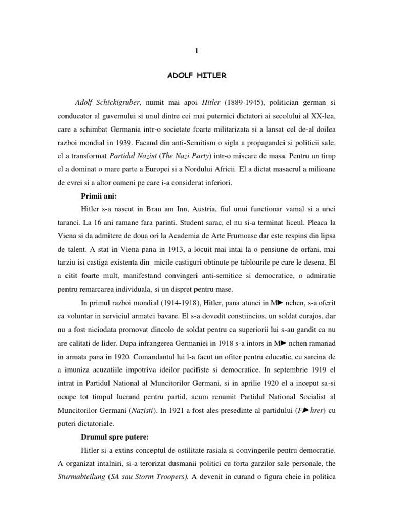 Adolf Hitler | PDF