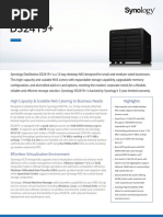 Synology DS2419 Plus Data Sheet Enu 221031 185718