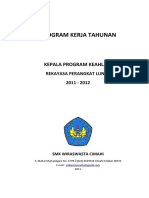 PROGRAM KERJA TAHUNAN KEPALA PROGRAM KEAHLAIN 2011 RPL