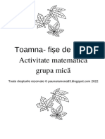 Toamna matematică grupa mică 