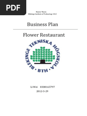 Restaurant Business Plan