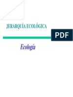 TEMA 4 Jerarquía de La Ecología