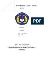 Makalah Pendidikan Agama Islam Riya': Sma N 1 Jakenan Semester Gasal Tahun Ajaran 2022/2023