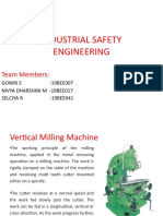 Industrial Safety of Vertical Milling Machines