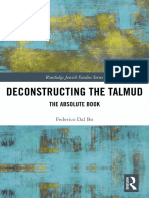 (Routledge Jewish Studies Series) Federico Dal Bo - Deconstructing The Talmud - The Absolute Book-Routledge (2019)