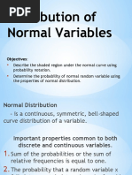 Distribution of Normal Variables