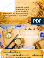 Aralin 4 Tekstong Prosidyural