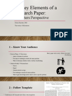 10 Key Elements of A Research Paper - A Writers Perspective