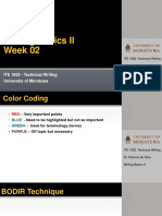 Lecture 02 - Writing Basics II