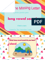Long Vowel Game Words