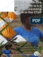 Manual On The Preparation of ILMF Plan and Mainstreaming SLM in The CLUP
