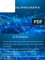 Artificial Intelligence: BY B.Bala Srinivasu 20BPE1032