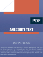 Anecdot Text