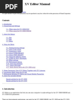XV Editor Manual