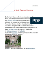 Bazilica Santi Cosma e Damiano(proiect latina)-19.01.2021