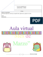 Guía de Aprendizaje - Aula Virtual - Mes de Marzo